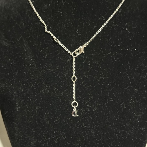 Authentic Cristian Dior silver with rhinestone choker - Picture 5 of 14